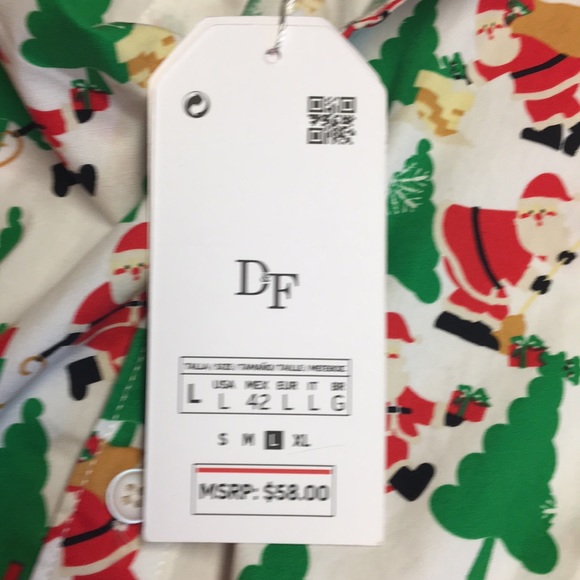 Denim and Flower Christmas shirt size L NWT - Picture 6 of 6